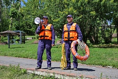 Состоялась экскурсия для детей на поисково-спасательную станцию «Борисовская» 